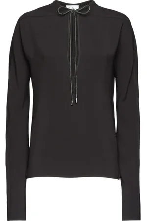 Salvatore Ferragamo Bluse mit Schleifenkragen
