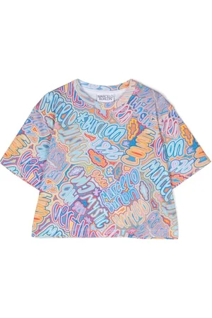 MARCELO BURLON Cropped-Oberteil mit Logo-Print