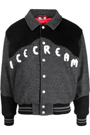 ICECREAM Collegejacke mit aufgesticktem Logo