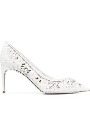 RENE CAOVILLA Pumps mit Kristallen