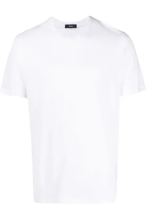 HERNO T-Shirt mit Logo-Schild