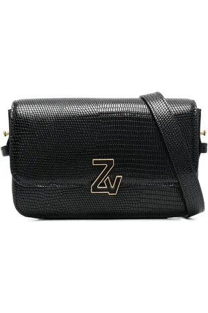 Zadig & Voltaire Schultertasche mit Logo-Schild