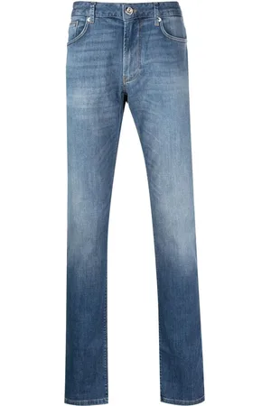 Emporio Armani Ausgeblichene Straight-Leg-Jeans