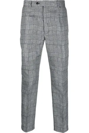 Kenzo Hose mit gewelltem Karomuster