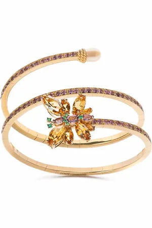 Dolce & Gabbana 18kt Spring Gelbgoldarmspange mit Schmucksteinen