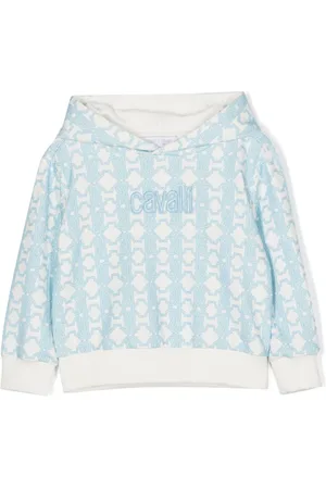 Roberto Cavalli Hoodie mit Monogramm-Print