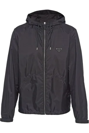 Prada Kapuzenjacke aus Re-Nylon