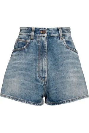 Prada Jeans-Shorts mit Triangel-Logo