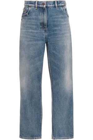 Prada Tief sitzende Straight-Leg-Jeans