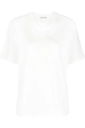 Moncler T-Shirt mit Logo-Stickerei