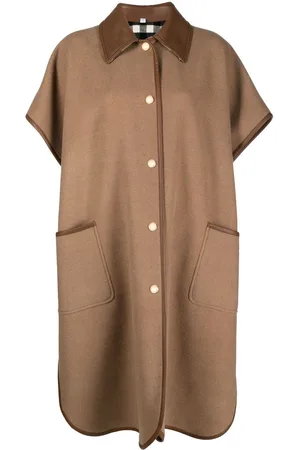Burberry Cape mit Druckknöpfen