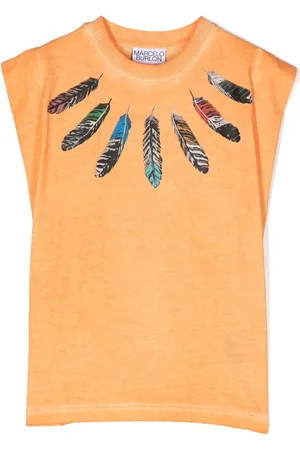 MARCELO BURLON Trägershirt mit Feder-Print