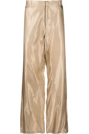 Bianca Saunders Seidenhose mit weitem Bein