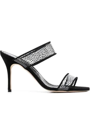 Manolo Blahnik Gepunktete Sandalen