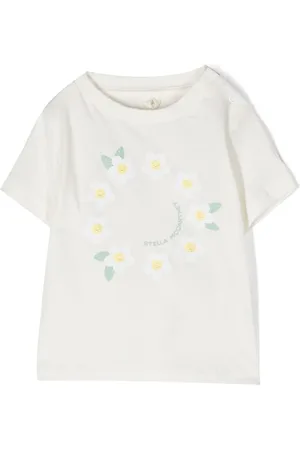 Stella McCartney T-Shirt mit Margeriten-Print