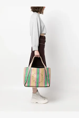 Stella McCartney Shopper mit Streifen