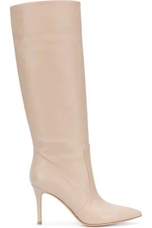 Gianvito Rossi Kniehohe Stiefel mit spitzer Kappe
