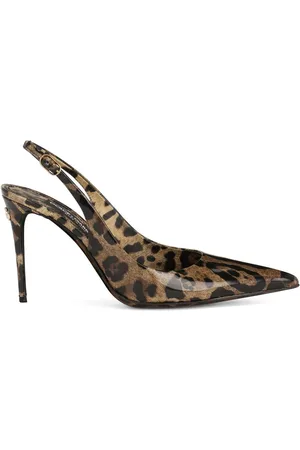 Dolce & Gabbana KIM DOLCE&GABBANA Slingback-Pumps mit Leoparden-Print