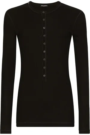 Dolce & Gabbana Fein geripptes T-Shirt