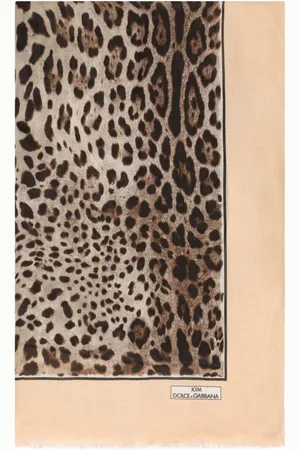 Dolce & Gabbana KIM DOLCE&GABBANA Schal mit Leoparden-Print