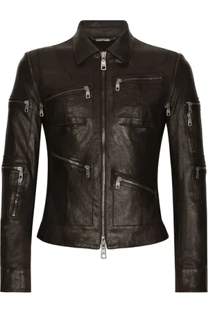 Dolce & Gabbana Bikerjacke aus Leder