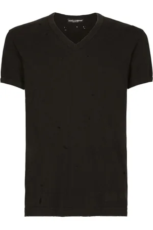 Dolce & Gabbana T-Shirt mit V-Ausschnitt