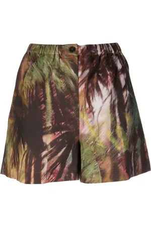 Alanui Shorts mit tropischem Print
