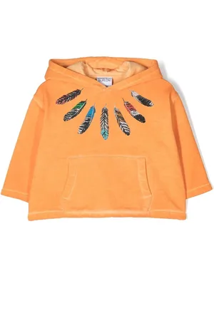 MARCELO BURLON Hoodie mit Feder-Motiv