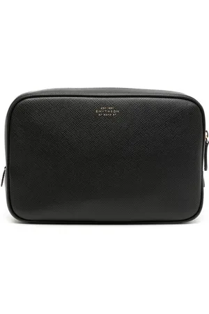 SMYTHSON Kulturbeutel mit Logo-Prägung