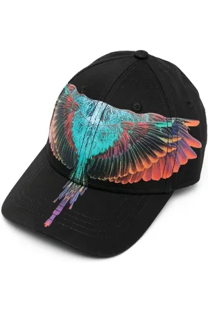 MARCELO BURLON Baseballkappe mit Signaturen-Print