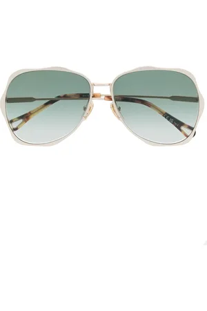 Chloé Getönte Pilotenbrille