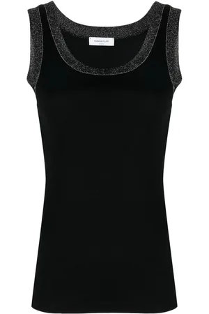 Fabiana Filippi Tanktop mit Metallic-Borten