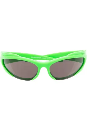 Balenciaga Sonnenbrille mit ovalem Gestell