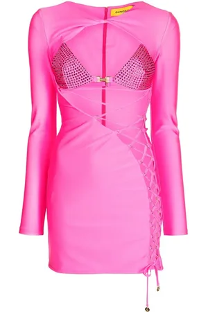 Dundas Minikleid mit Schnürung