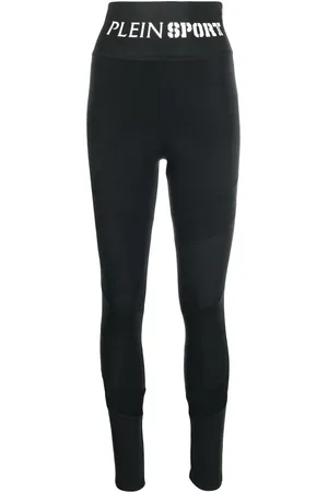 Philipp Plein High-Waist-Leggings mit Logo