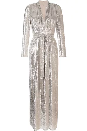 Badgley Mischka Damen Paillettenkleider - Abendkleid mit Pailletten