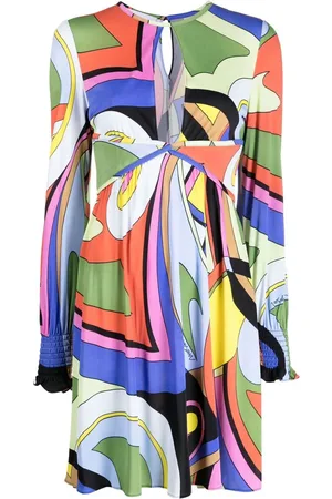 Moschino Minikleid mit grafischem Print