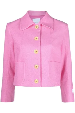 Patou Einreihige Tweed-Jacke