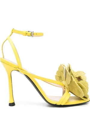 Nº21 Sandalen mit Rosenapplikation 110mm