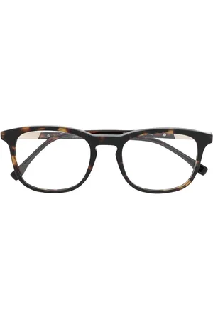 Lacoste Eckige Brille in Schildpattoptik