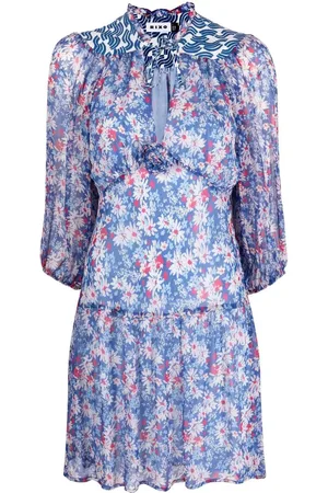 RIXO London Minikleid mit Blumen-Print