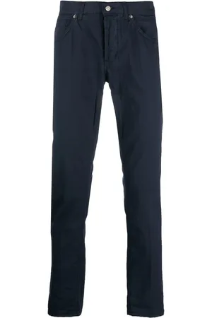 Dondup Halbhohe Straight-Leg-Jeans