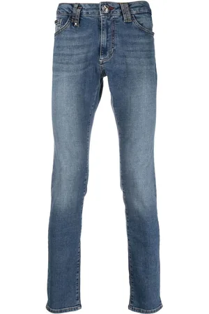 Philipp Plein Klassische Slim-Fit-Jeans