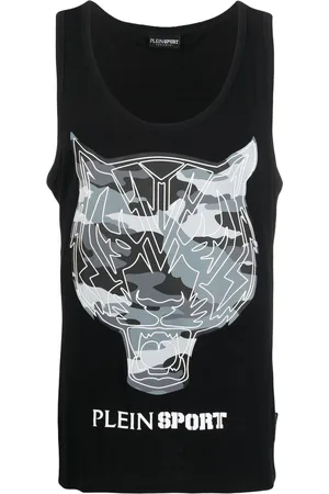 Philipp Plein Trägershirt mit Tiger-Print