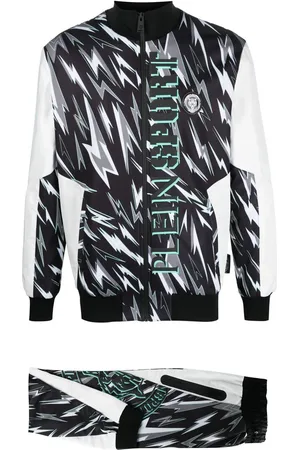 Philipp Plein Jogginganzug mit Blitz-Print