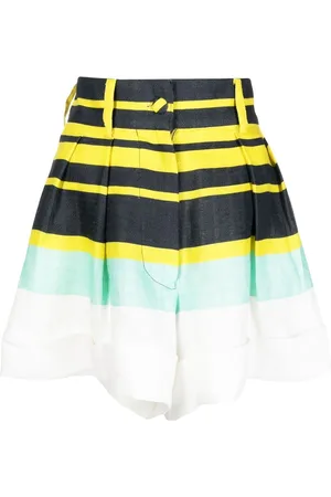 Bambah Gestreifte High-Waist-Shorts