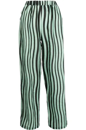 Bambah Gestreifte Straight-Leg-Hose