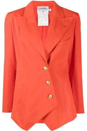 CHANEL 1990-2000 Blazer mit steigendem Revers