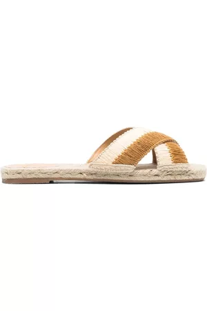 Castaner Damen Clogs & Pantoletten - Pantoletten mit überkreuzten Riemen