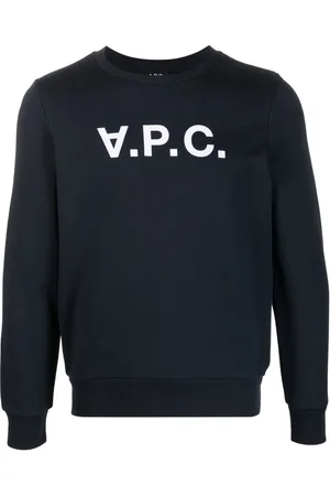 A.P.C. Sweatshirt mit geflocktem Logo
